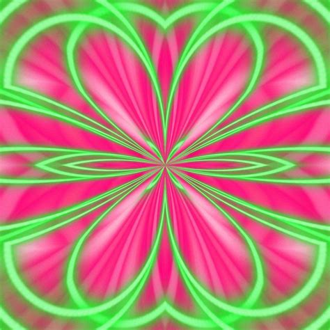 pink and green backgrounds